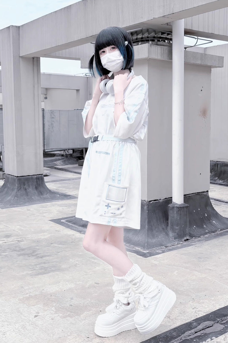 College Lace-Up Sweet Jirai Kei Japanese Platforms Shoes 2 Colors - Product - 9