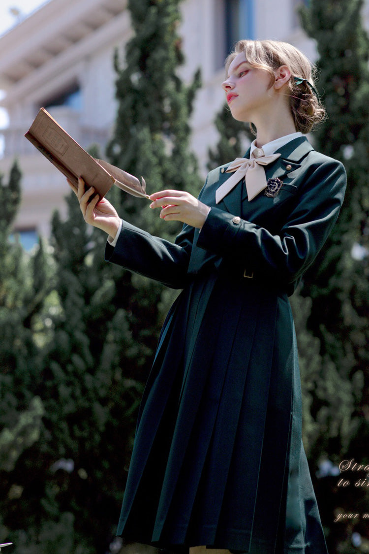 Green [Artemis] Sweet College Style Elegant Lolita Jumper Dress - Product - 5