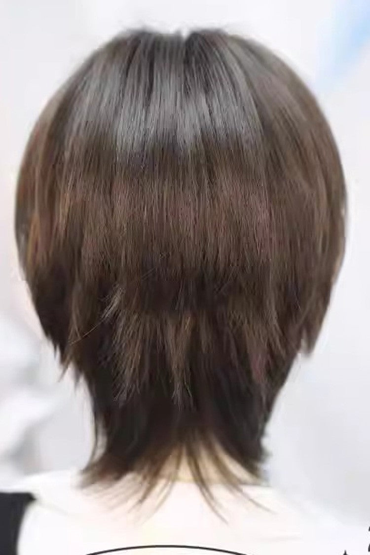Japanese Style Cool Androgynous Short Lolita Wig 2 Colors - Product - 3