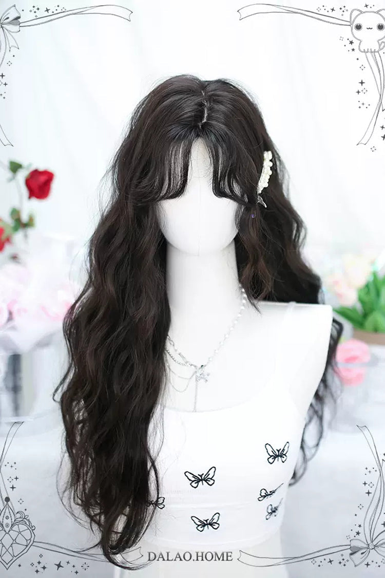 Secondary Tousled Small Waves Sweet Lolita Long Wigs 2 Colors - Product - 3