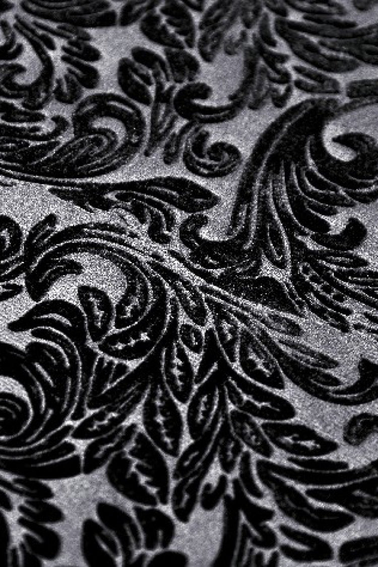 Black Ruffled Turtleneck Bishop Long Sleeves Floral Lace Patchwork Velvet Women's Gothic Blouse - Product - 18
