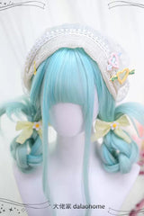 Light Blue Secondary Wave Sweet Lolita Long Wigs - Product - 3