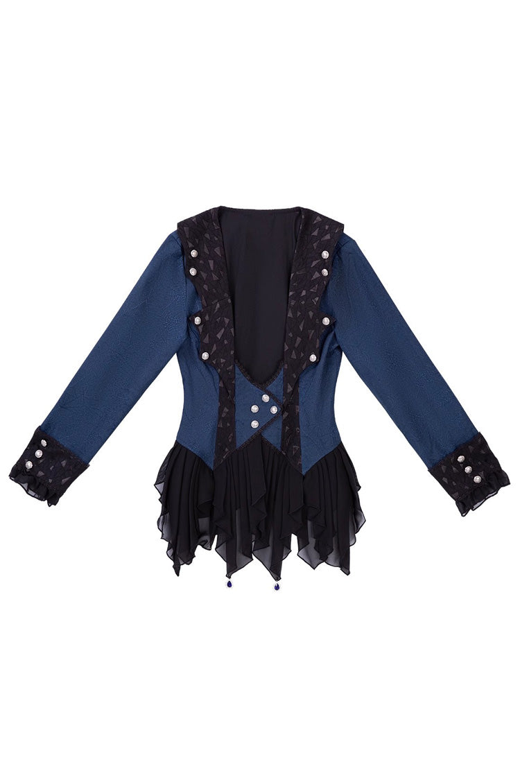 Blue [Chris Son of Evil] Prince Handsome Ouji Lolita Shorts - Coat(Only) - 7