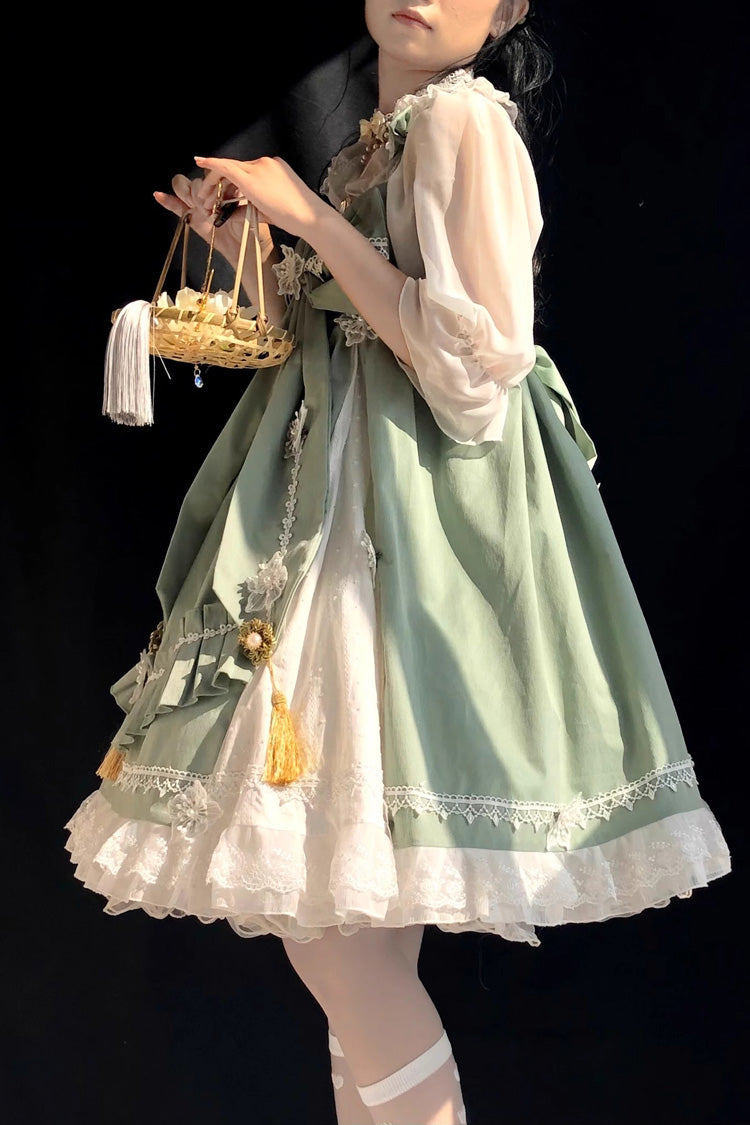 Chinese Style Rainbow Fairy Elegant Sweet Lolita JSK Dress 3 Colors - Product - 5