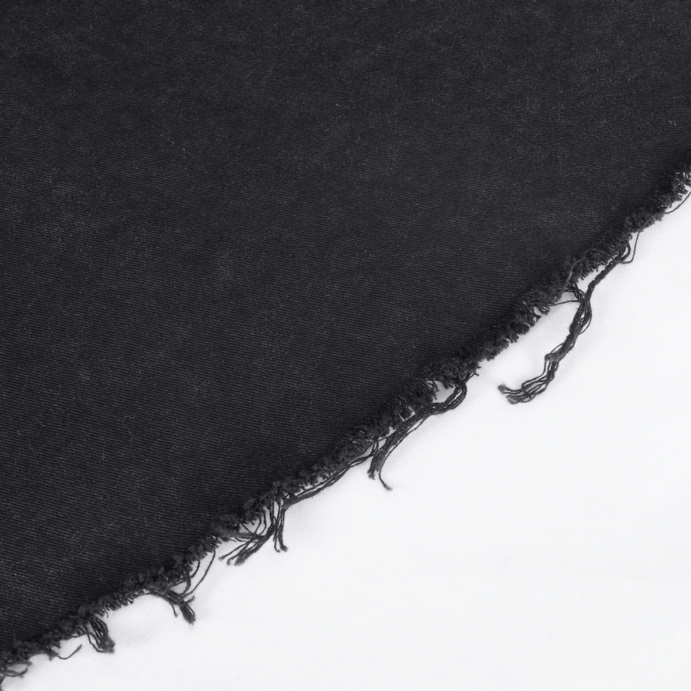 Allure Goth Layered Asymmetric Dress with Lace Detail - image 13