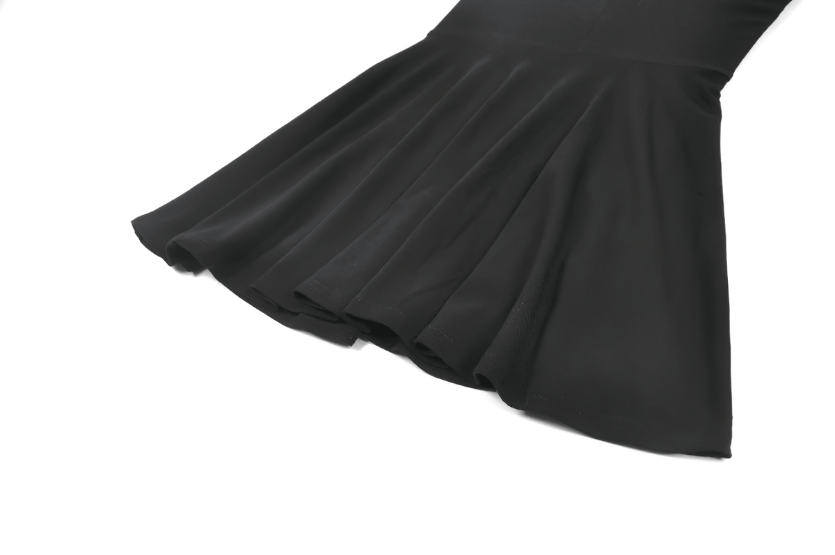Alternative Halter Mini Dress with Cross Strap Neckline - image 8