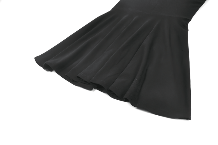 Alternative Halter Mini Dress with Cross Strap Neckline - image 8