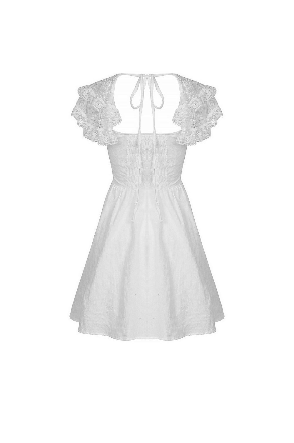 Angelic Women's Mini Dress with Lace and Beading - image 5
