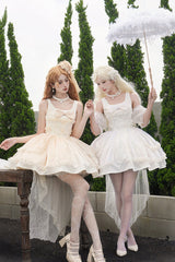 Moonlight Symphony Cardigan Bowknot Sweet Elegant Princess Lolita Jsk Dress 2 Colors - Product - 2