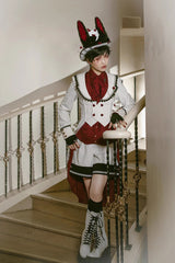 White Rabbit Duke Handsome Elegant Ouji Fashion Lolita Coat - Product - 3