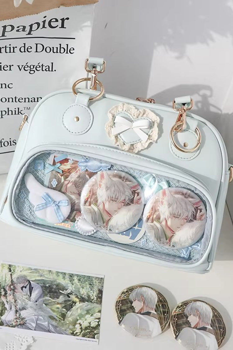 Sweet Anime-style Transparent Bow Japanese Lolita Itabag 5 Colors - Product - 4