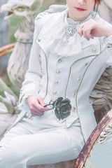 Prince Style Retro Immortal Rose Ouji Lolita Trousers - Product - 4