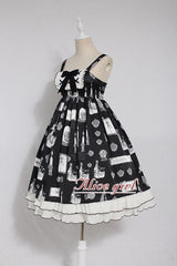 Christian Pious Duck Print Sleeveless Bowknot Sweet Lolita JSK Dress - Product - 9