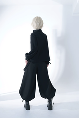 Black Functional Rabbit Cool and Handsome Ouji Lolita Set - Product - 8