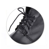 Black Platform Heel Classic Lolita Boots - Product - 7
