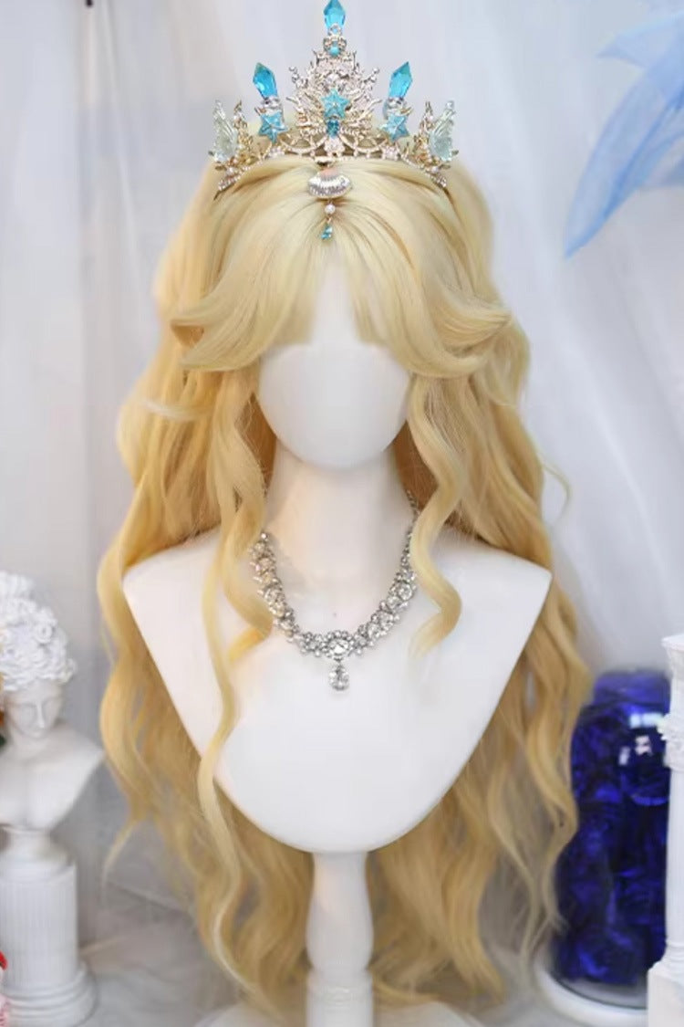 Special Center Part Loose Waves Sweet Lolita Wig 2 Colors - Conch-Gold - 2