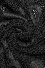 Skull Print Stitching Mesh Womens Steampunk Vest 2 Colors - Product - 9
