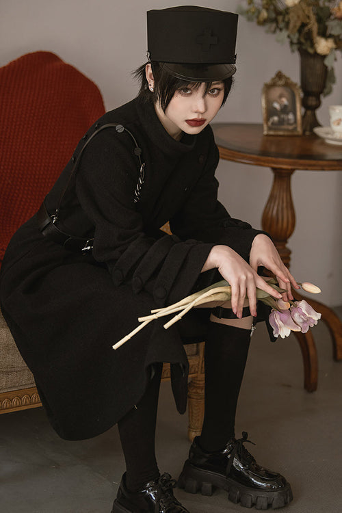 Black Princess Chronicles The northernmost Forest Military Ouji Lolita Coat - Product - 9