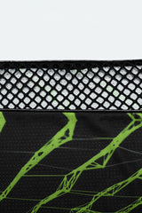 Halo Print Sleeveless Stitching Mesh Rivets Mens Steampunk T-Shirt 2 Colors - Product - 16