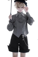 Medieval Lamb Long Sleeve Ouji Fashion Lolita Shirt 3 Colors - Product - 5