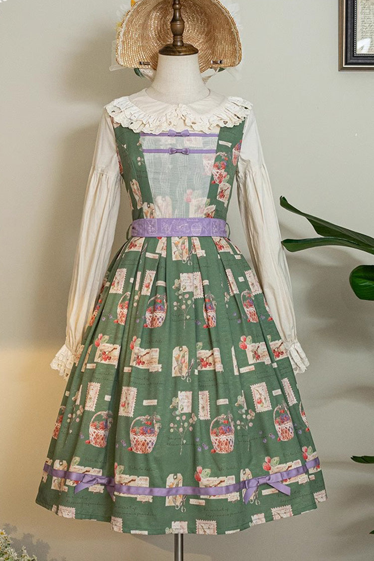 Forest Illustrated Book Watercolor Picture Book Print Sweet Elegant (Dress Only) detail view 3