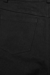 Black 3D Amor Patch Stitching Men's Punk Pants - Product - 9