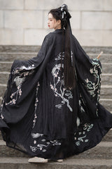 Original Chinese Ancient Style Heyungui Hand Embroidery Sweet Hanfu Dress Full Set - Product - 5