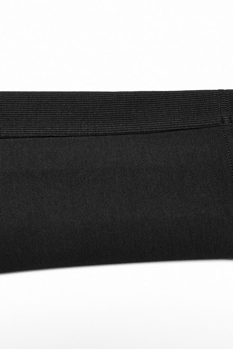 Black Long Sleeves Buckle Belt Hooded Women's Punk Dress - Product - 6