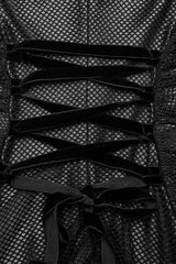 Sleeveless Slim Mesh Fishtail Women's Gothic Dress 2 Colors - Product - 6
