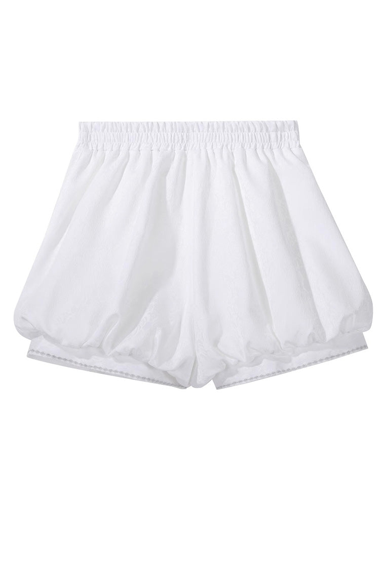 White [Dragon Bones] Chinese Style Prince Handsome Ouji Lolita Shorts - Product - 5