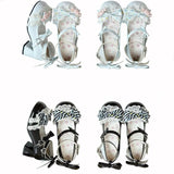 Bowknot Frills Lace-Up Sweet Lolita High Heel Shoes 3 Colors - Product - 5