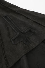 Black [Eternal Dark Portrait] Long Sleeves Vintage Elegant Prince Handsome Ouji Lolita Coat - Product - 7