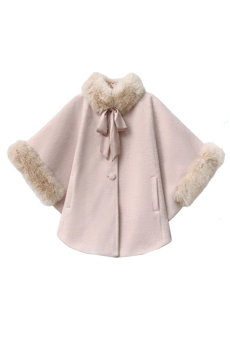 Pink [Bella] Long Sleeves Single Breasted Sweet Lolita Woolen Coat - Product - 3