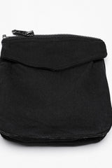 Black Lace-Up Women's Punk Denim Shorts with Detachable Pocket - Product - 6