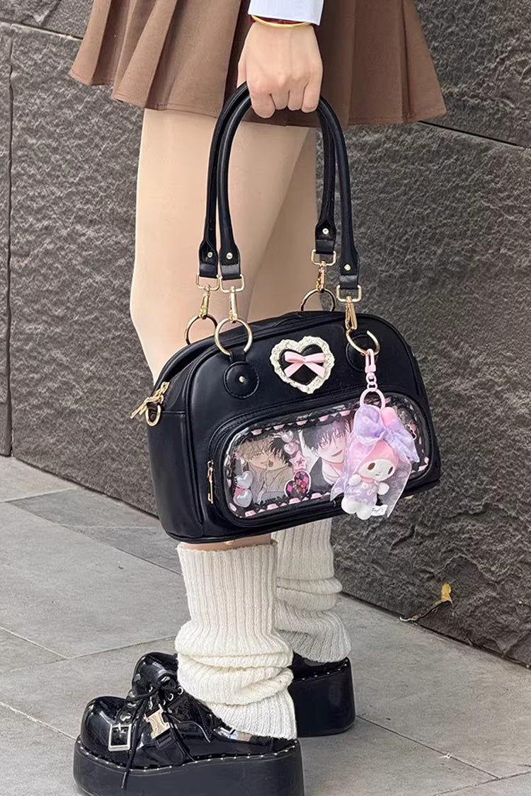Sweet Anime-style Transparent Bow Japanese Lolita Itabag 5 Colors - Product - 11
