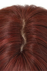 Smoky Reddish Brown Full Air Bangs Multi-Layered Butterfly Cut Sweet Lolita Wig - Product - 5