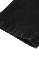 Black Buckle Zipper Men's Gothic Fitted Pants - Product - 7