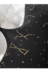 Zodiac Print Bronzing Classic Lolita Tights 2 Colors - Product - 5