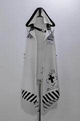 White Handsome Ouji Lolita Fashion Cloak - Product - 2