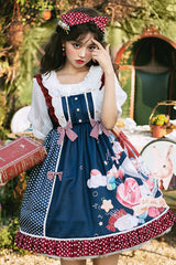 Candy Jar Print Ruffled Sweet Lolita JSK Dress - Product - 6