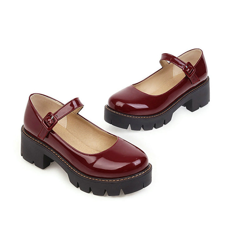 PU Leather Puppy Heel Classic Lolita Shoes 4 Colors - Product - 12