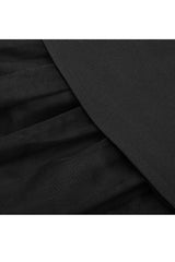 Black Binding Mesh Plaid High Waist Women's Steam Punk Skirt - Product - 8
