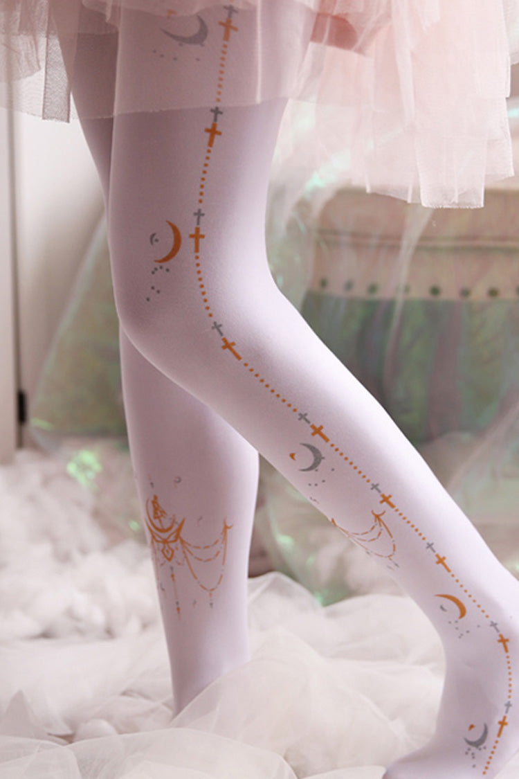 Sailor Moon Classic Print Lolita Pantyhose 2 Colors - Product - 3