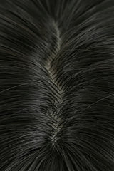 Sky Blue/Black Highlight Natural Face-Framing Clavicle Bob Sweet Lolita Wig - Product - 4