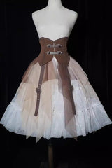 Brown Pirate Series Navigation Treasure Hunting Guide Ouji Handsome Lolita Waistband - Product - 5
