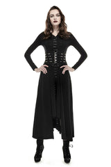 Black Metal Nails Metal Hasp Decoration Womens Steampunk Girdle - Product - 2