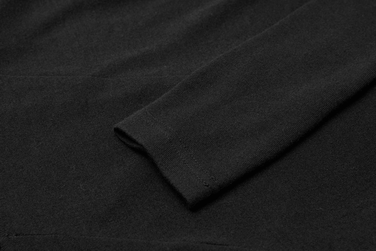 Black Asymmetric Knit Dress with Sleeve Cut-Outs - image 9