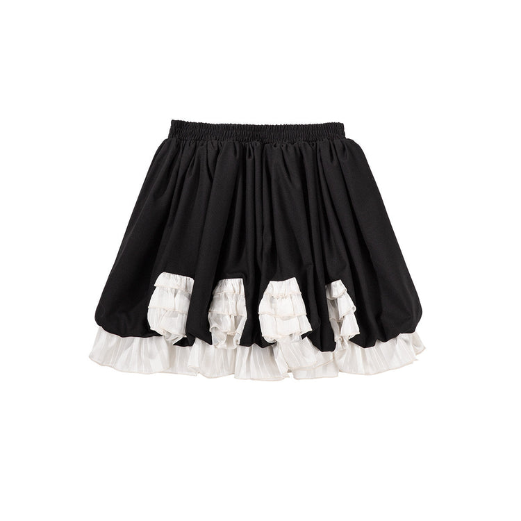 Black Candy Cane circus Gothic Lolita full set 12