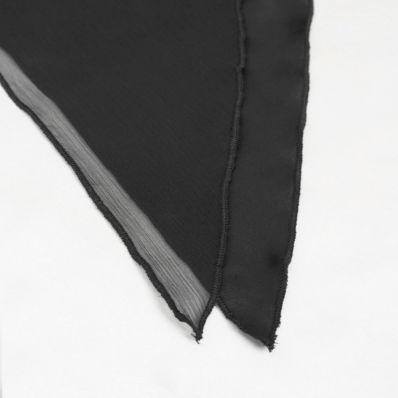 Black Elegant Retro Appliqued Long Dress / Women's Square Neck Sleeves Dress - image 15