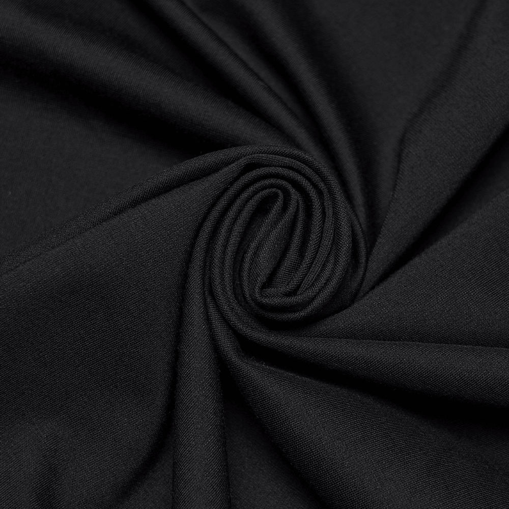 Black Halter Asymmetric Layered Hem Mini Dress - image 10